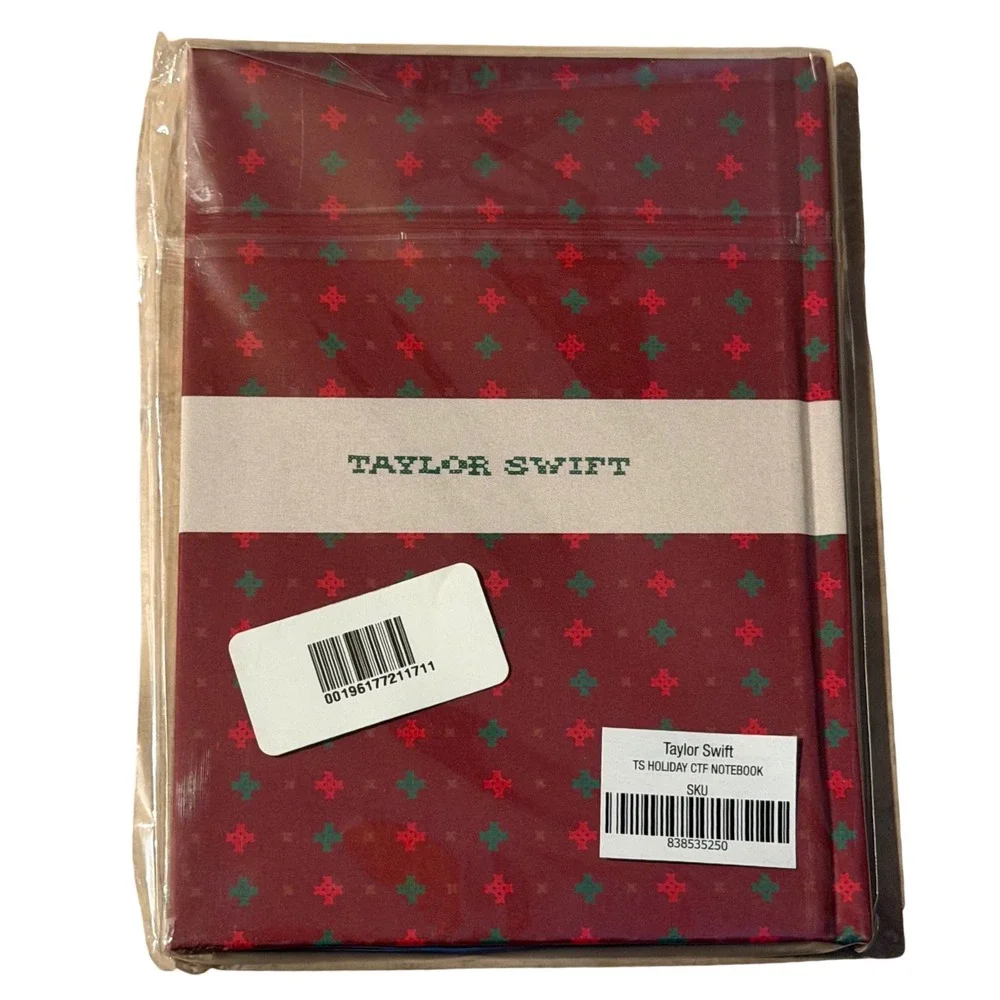 NWT Taylor Swift Christmas Tree Farm Official Hardcover Journal Notebook Sealed